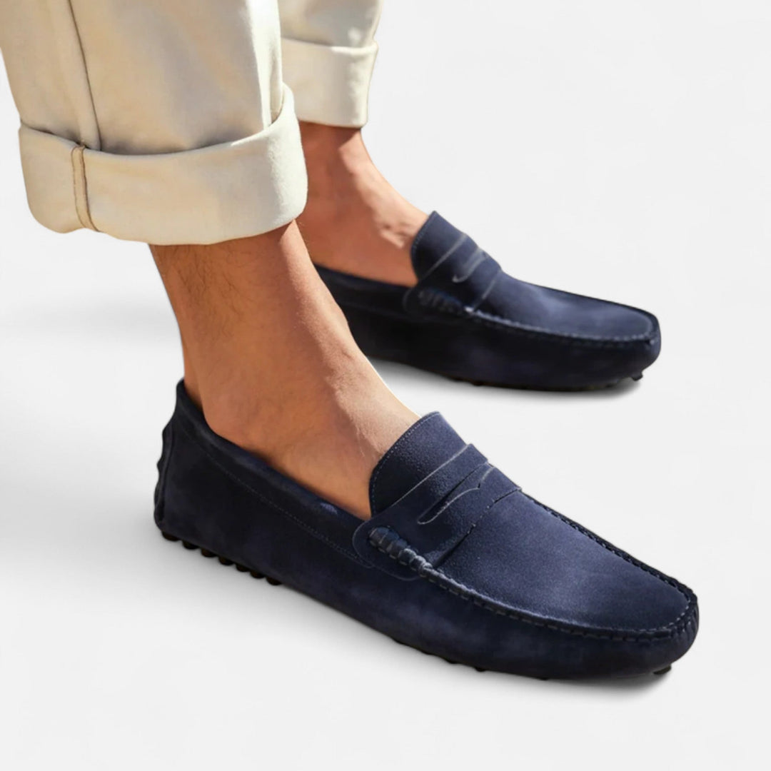 Men's Suede Driver Loafers – Kalanzo