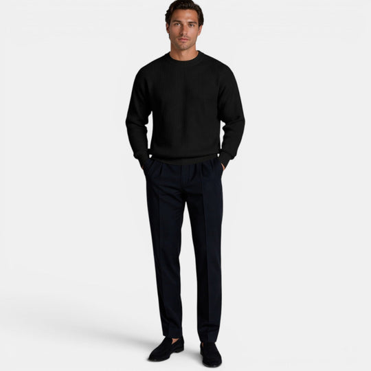 Men's Knit Crewneck Sweater – Kalanzo