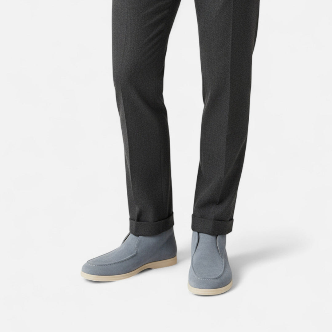 Men's Old Money High Suede Loafers – Kalanzo