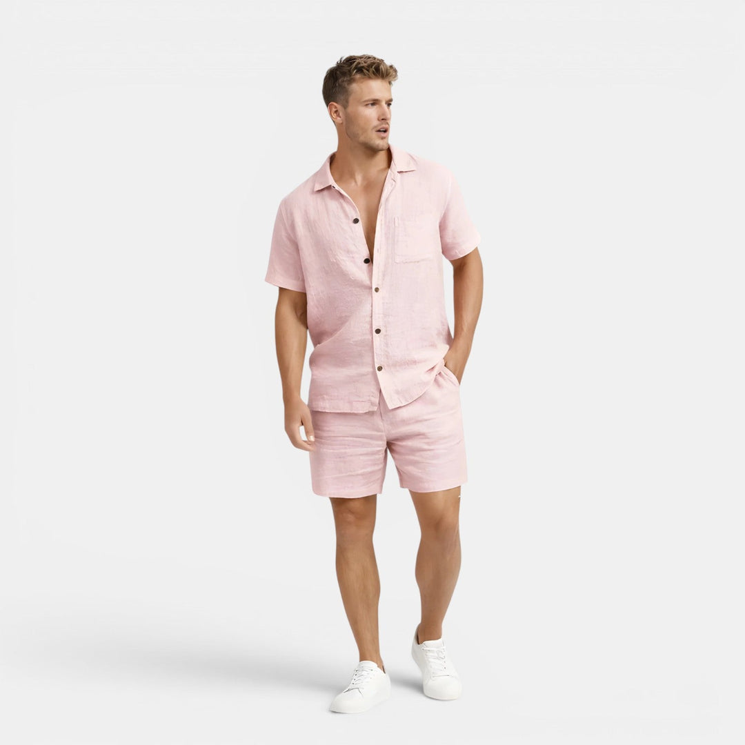 Men's Short Linen Summer Set – Kalanzo