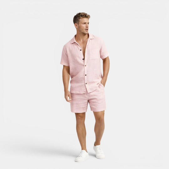 Men's Short Linen Summer Set – Kalanzo