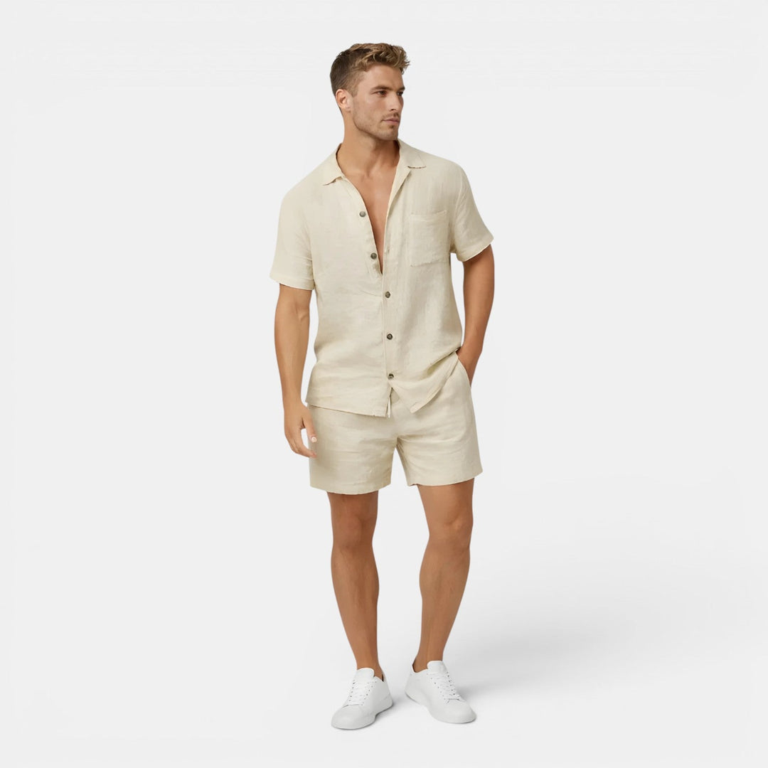 Men's Short Linen Summer Set – Kalanzo