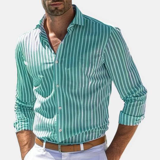 Men's Striped Classic Shirt – Kalanzo