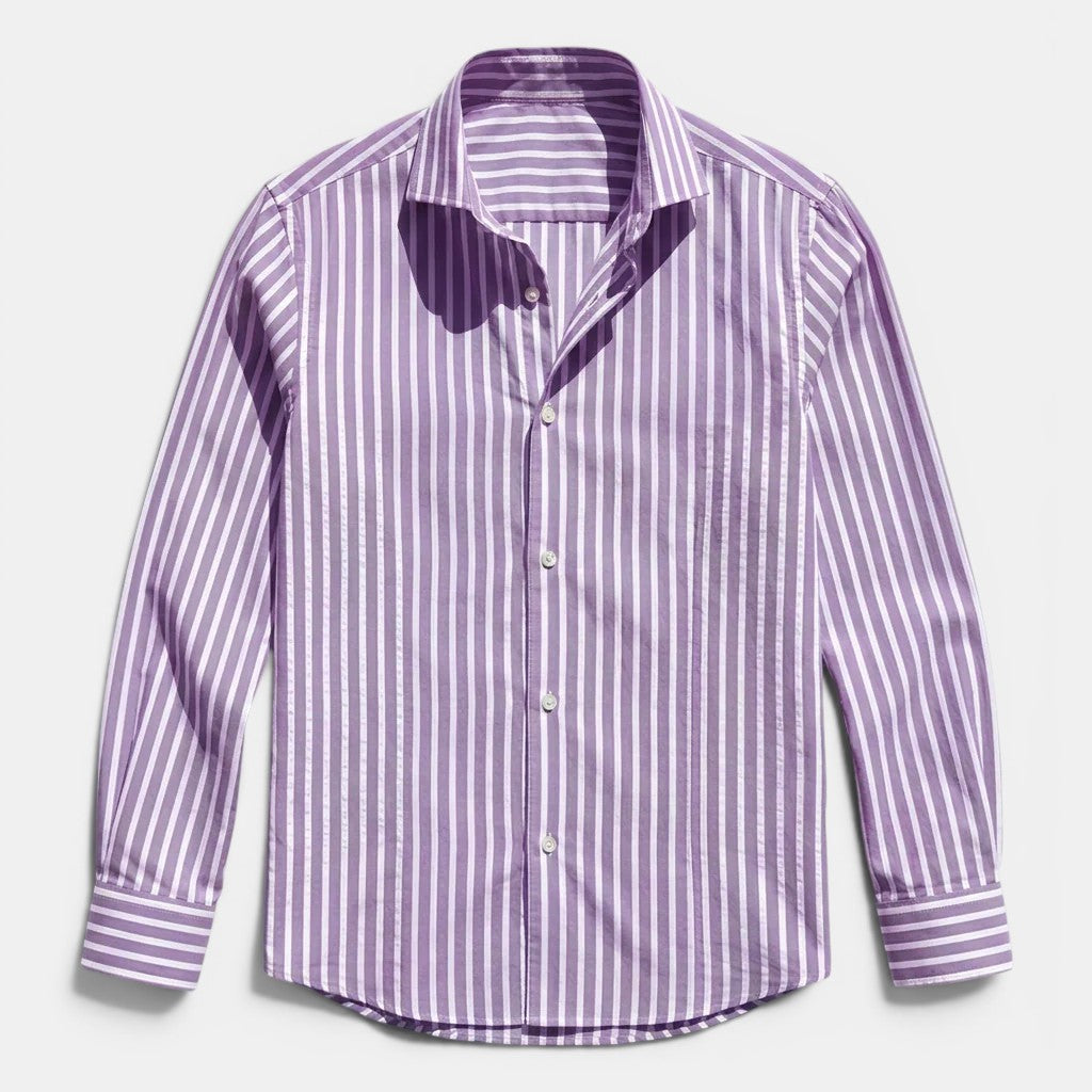 Men's Striped Classic Shirt – Kalanzo