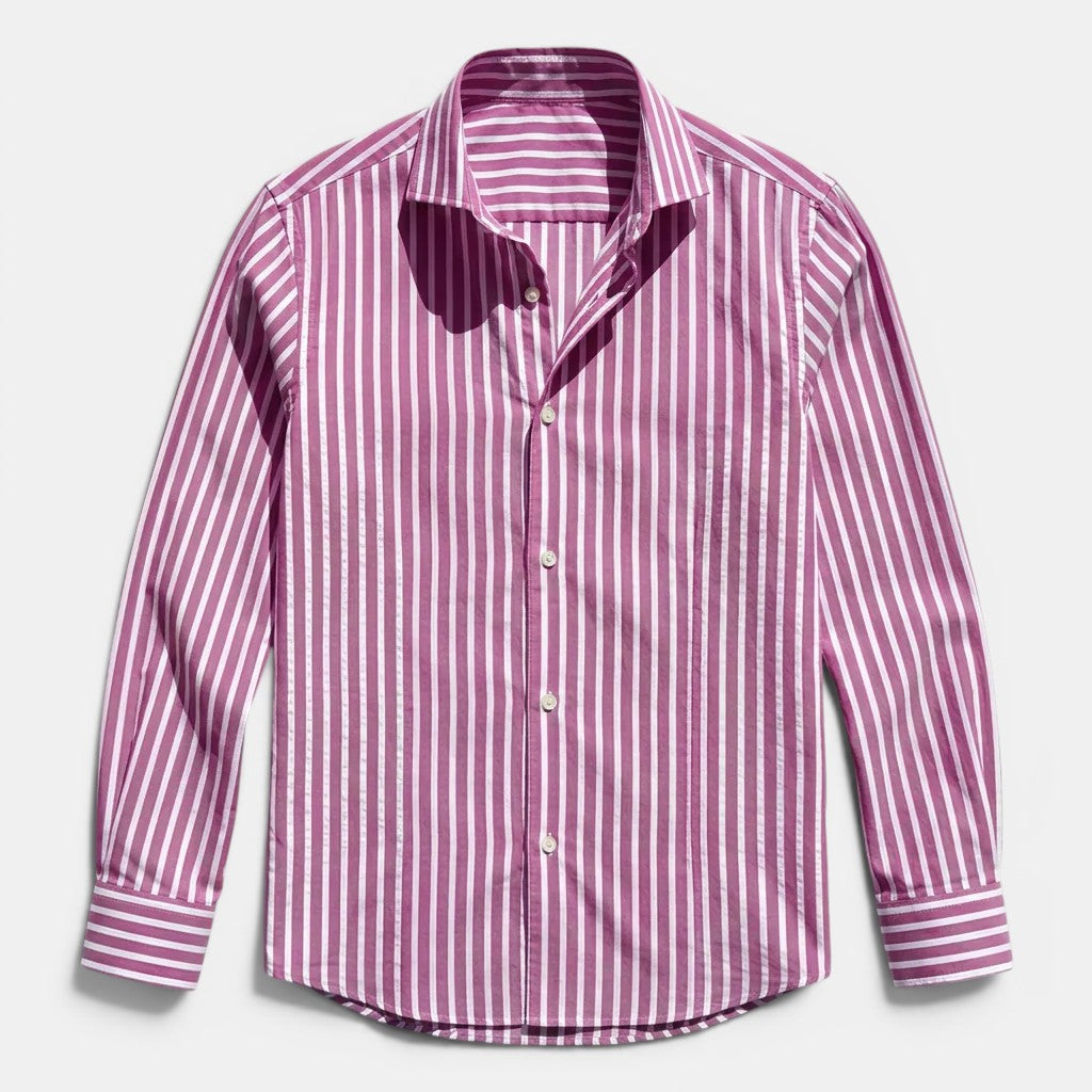 Men's Striped Classic Shirt – Kalanzo