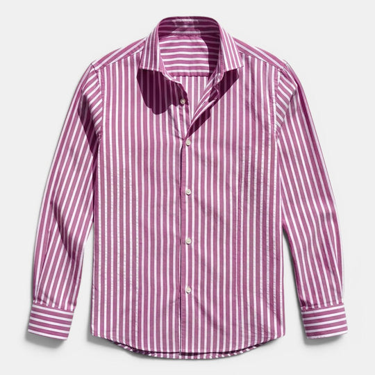 Men's Striped Classic Shirt – Kalanzo