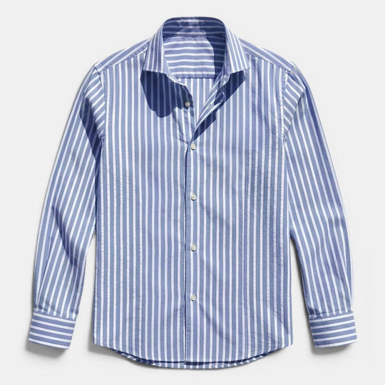 Men's Striped Classic Shirt – Kalanzo