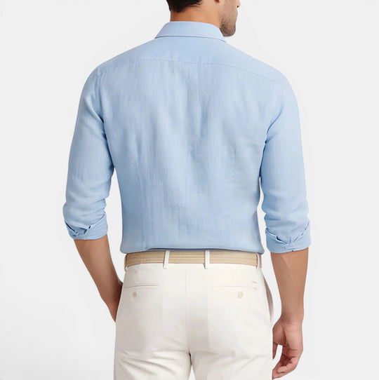 Men's Breathable Linen Shirt – Kalanzo