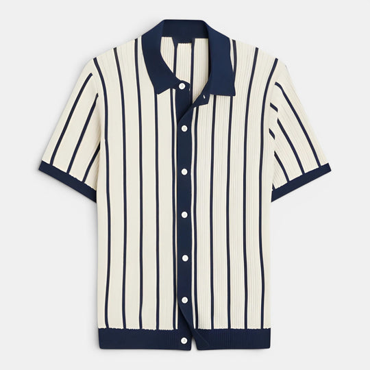 Men's Striped Knit Shirt – Kalanzo