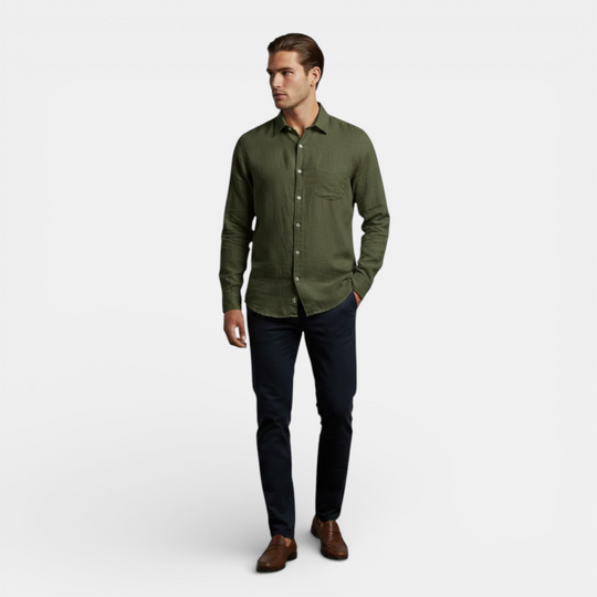 Men's Long Sleeve Breathable Summer Shirt – Kalanzo