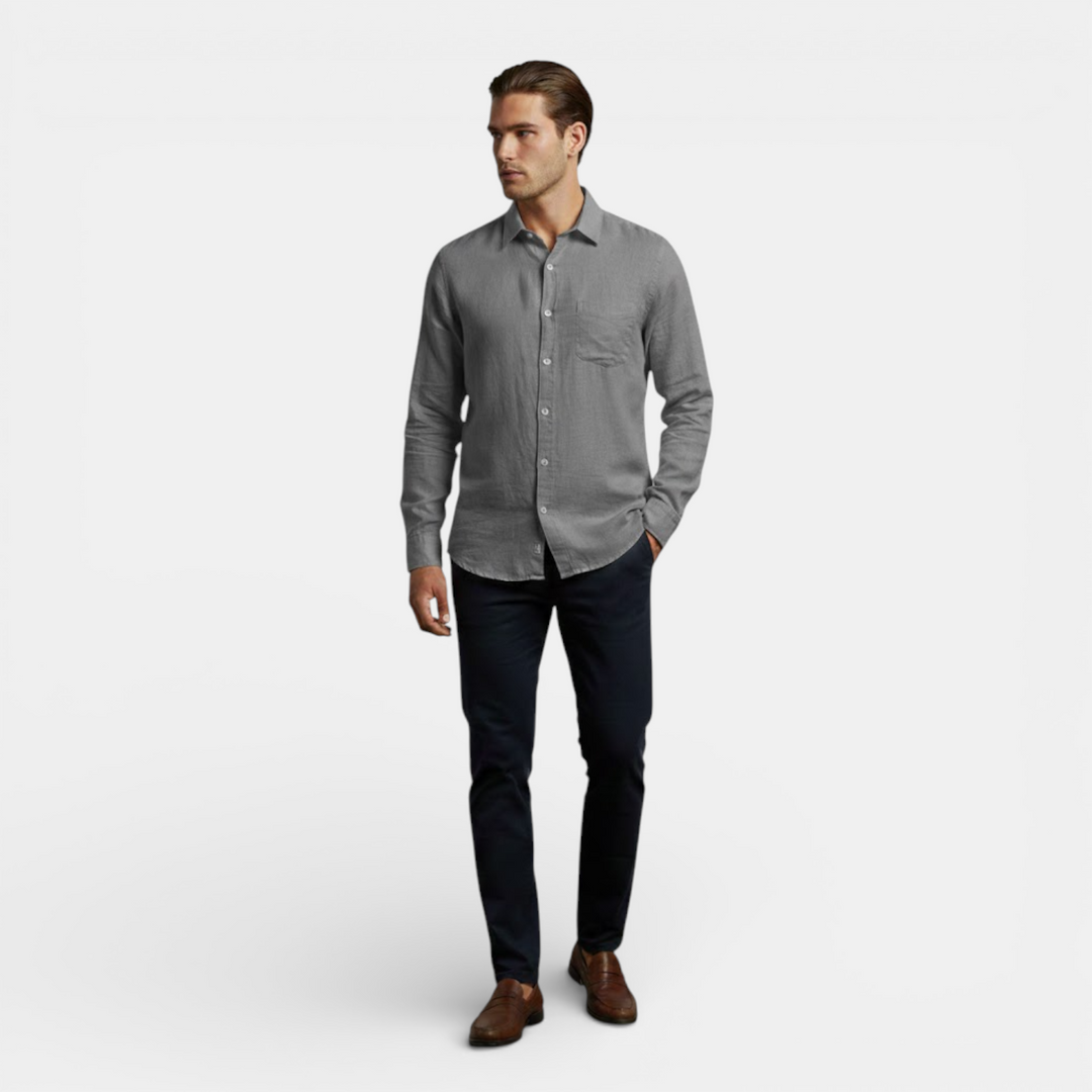 Men's Long Sleeve Breathable Summer Shirt – Kalanzo