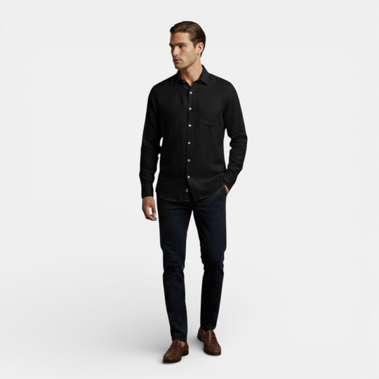 Men's Long Sleeve Breathable Summer Shirt – Kalanzo