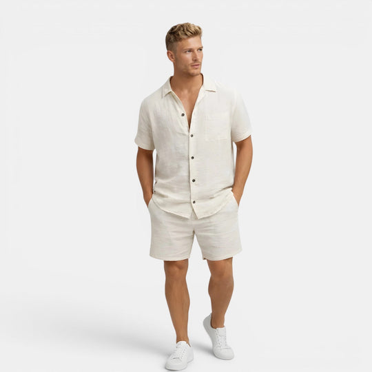 Men's Short Linen Summer Set – Kalanzo